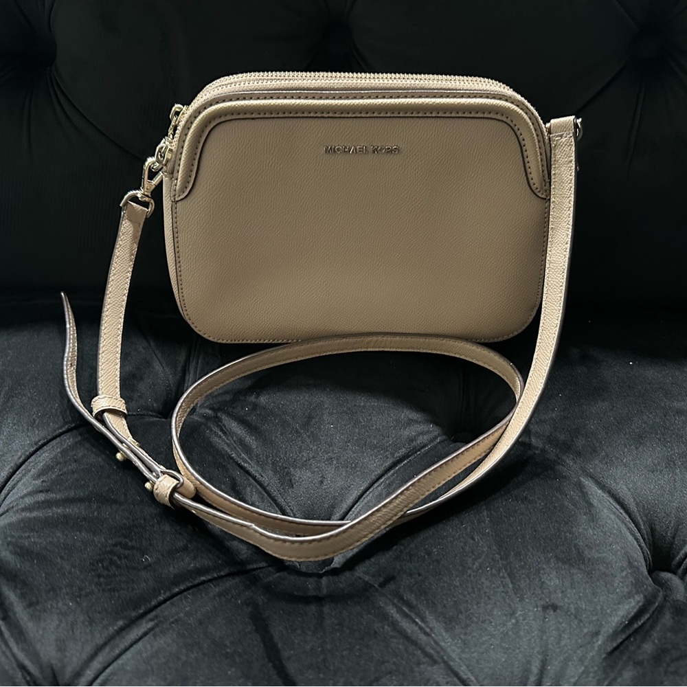 Michael Kors Beige Crossbody Bag